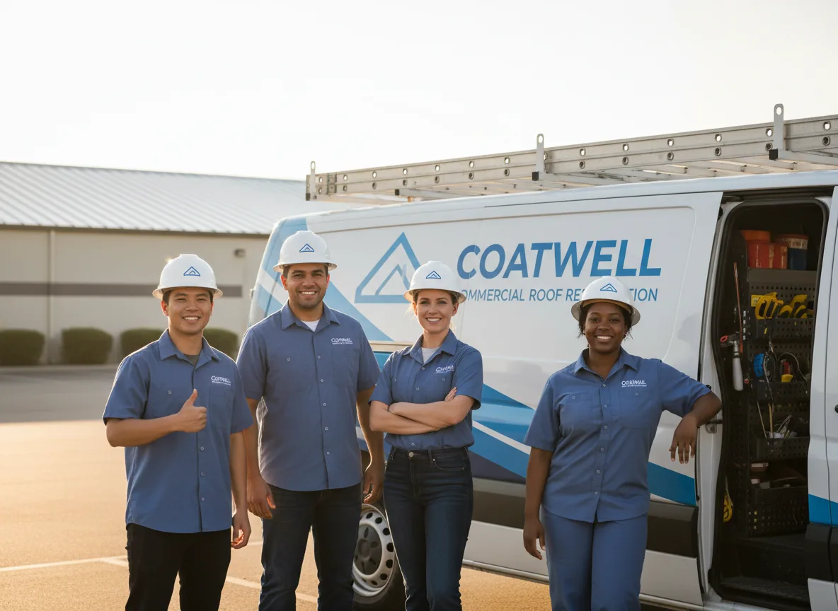 Commercial roof coating company in Purdin, MO